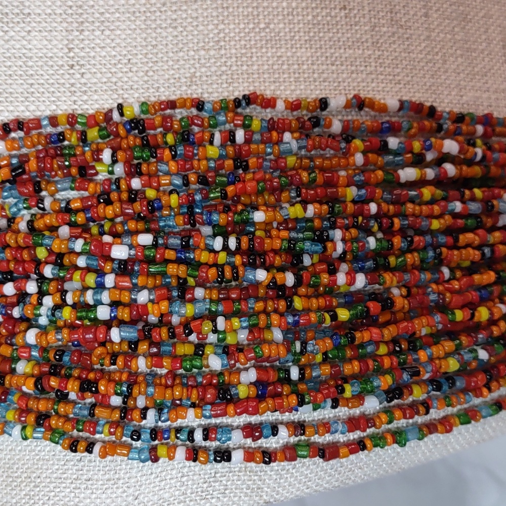 Multi Strand Seed Bead Necklace View 2